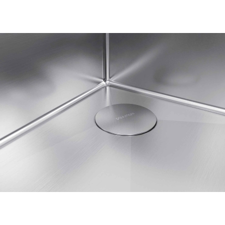 Мойка подстольный монтаж Paulmark NEXT-SKEW 54UNI брашированная нержавеющая сталь