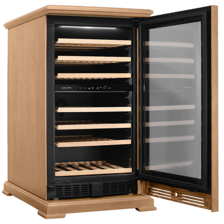 Соло винный холодильник Meyvel MV77PRO-KBT2 (Натуральный бук)