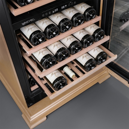 Соло винный холодильник Meyvel MV77PRO-KBT2 (Натуральный бук)