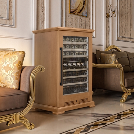 Соло винный холодильник Meyvel MV77PRO-KBT2 (Натуральный бук)