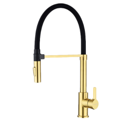 Смеситель Paulmark HALT брашированное золото