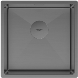 Мойка подстольный монтаж Paulmark GERBERG 44UNI вороненая сталь