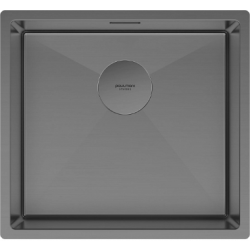 Мойка подстольный монтаж Paulmark GERBERG 48UNI вороненая сталь