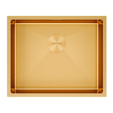 Мойка подстольный монтаж Paulmark NEXT 54UNI брашированное золото