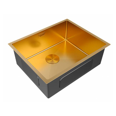 Мойка подстольный монтаж Paulmark NEXT 54UNI брашированное золото