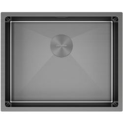 Мойка подстольный монтаж Paulmark NEXT 54UNI вороненая сталь