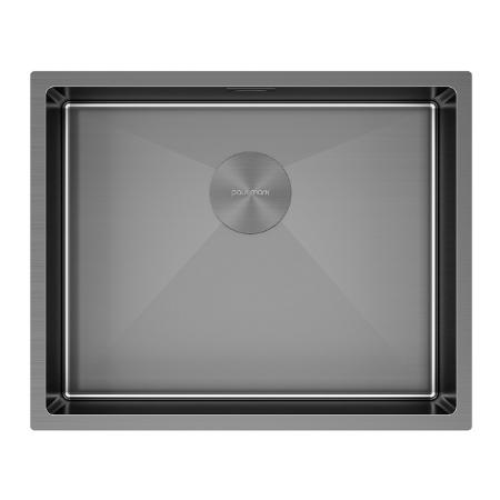 Мойка подстольный монтаж Paulmark NEXT 54UNI вороненая сталь