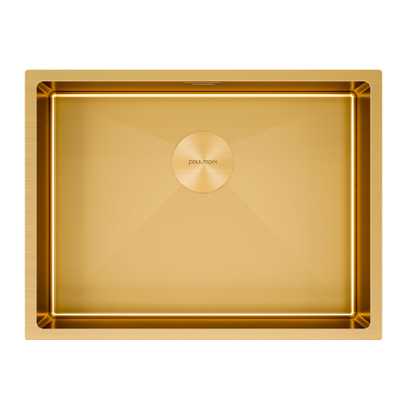 Мойка подстольный монтаж Paulmark NEXT 58UNI брашированное золото