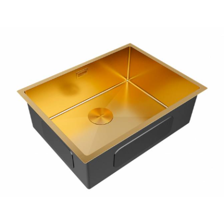 Мойка подстольный монтаж Paulmark NEXT 58UNI брашированное золото