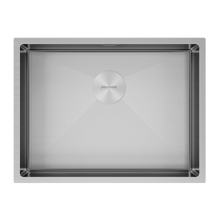 Мойка подстольный монтаж Paulmark NEXT 58UNI брашированная нержавеющая сталь
