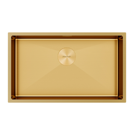 Мойка подстольный монтаж Paulmark NEXT 74UNI брашированное золото