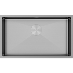 Мойка подстольный монтаж Paulmark NEXT 74UNI брашированная нержавеющая сталь