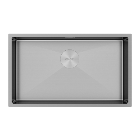 Мойка подстольный монтаж Paulmark NEXT 74UNI брашированная нержавеющая сталь