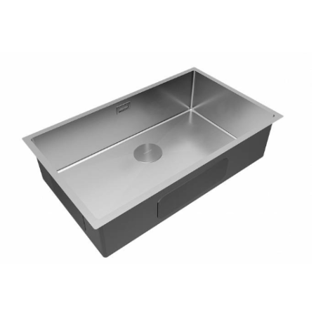 Мойка подстольный монтаж Paulmark NEXT 74UNI брашированная нержавеющая сталь