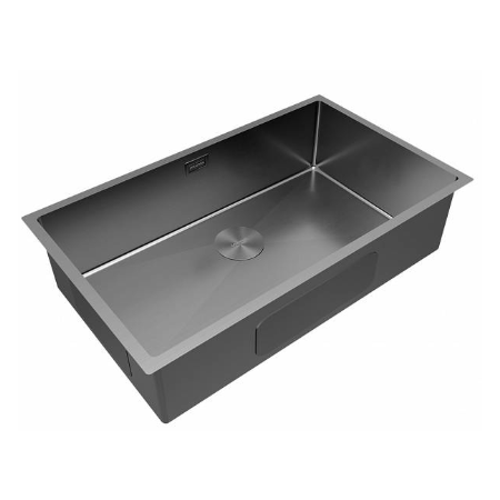 Мойка подстольный монтаж Paulmark NEXT 74UNI вороненая сталь