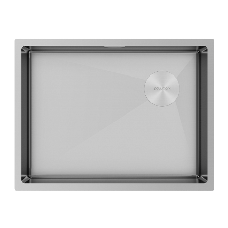 Мойка подстольный монтаж Paulmark NEXT-SKEW 58UNI брашированная нержавеющая сталь