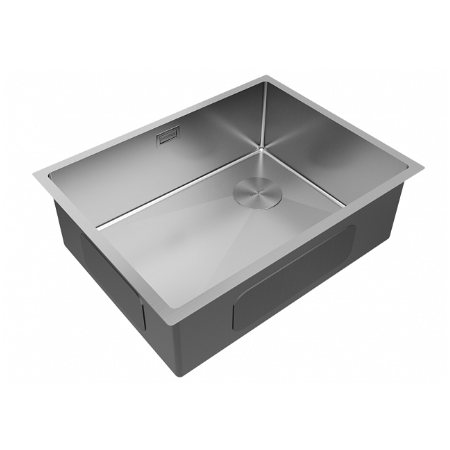 Мойка подстольный монтаж Paulmark NEXT-SKEW 58UNI брашированная нержавеющая сталь