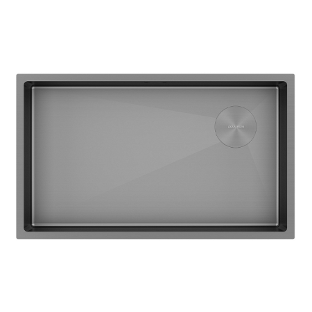 Мойка подстольный монтаж Paulmark NEXT-SKEW 74UNI матовый серый