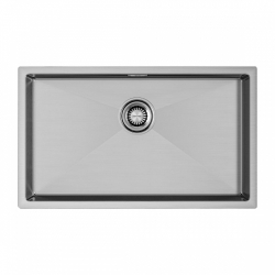 Мойка подстольный монтаж Paulmark ALLER 74UNI брашированная нержавеющая сталь