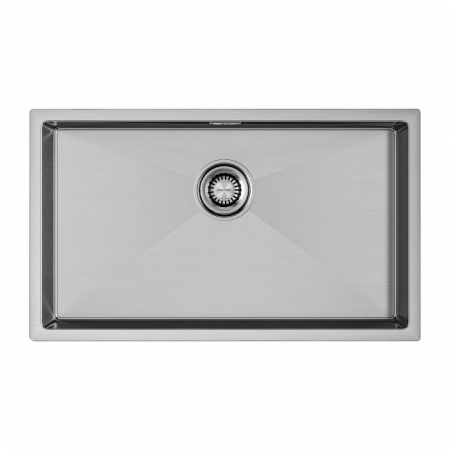 Мойка подстольный монтаж Paulmark ALLER 74UNI брашированная нержавеющая сталь