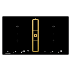 Индукционная варочная поверх.с интегрир. вытяжкой Kuppersbusch KMI9800.0SR Gold