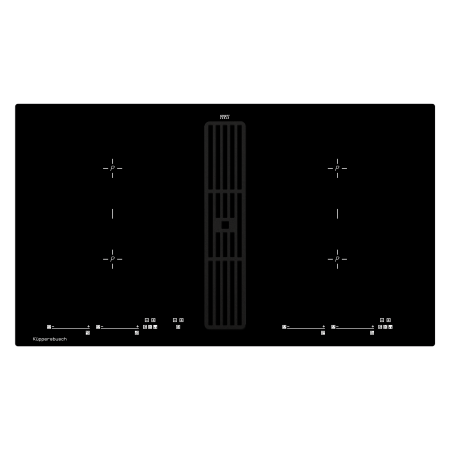 Индукционная варочная поверх.с интегрир. вытяжкой Kuppersbusch KMI9800.0SR Black Velvet