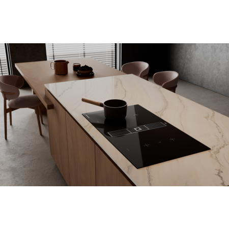 Индукционная варочная поверх.с интегрир. вытяжкой Kuppersbusch KMI9850.0SR Stainless Steel