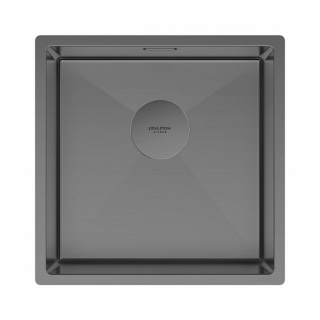 Мойка подстольный монтаж Paulmark NEXT 44UNI вороненая сталь