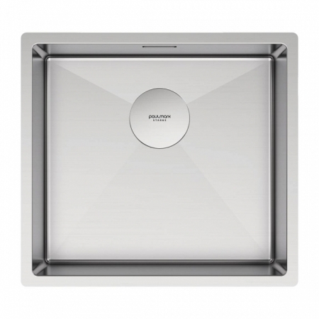 Мойка подстольный монтаж Paulmark NEXT 48 UNI брашированная нержавеющая сталь