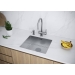 Мойка подстольный монтаж Paulmark NEXT 48 UNI брашированная нержавеющая сталь