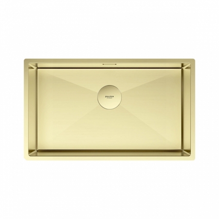 Мойка подстольный монтаж Paulmark NEXT 74UNI светлое золото