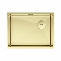 Мойка подстольный монтаж Paulmark NEXT-SKEW 58UNI cветлое золото