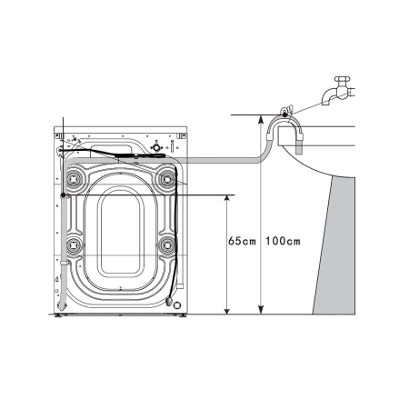 Соло стиральная машина KORTING KWM60DM1201