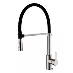 Смеситель Paulmark Halt брашированная сталь