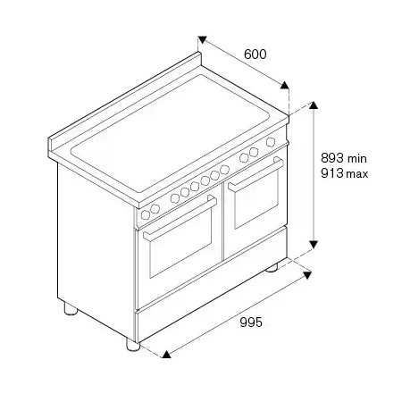 Газовый варочный центр BERTAZZONI MAS106L2ENET