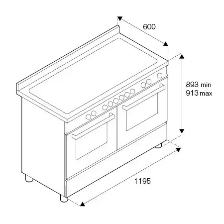 Газовый варочный центр BERTAZZONI MAS126G2EXT