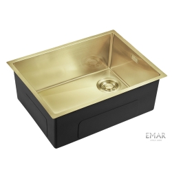 Мойка подстольный монтаж EMB-540(UN) PVD Matt Gold