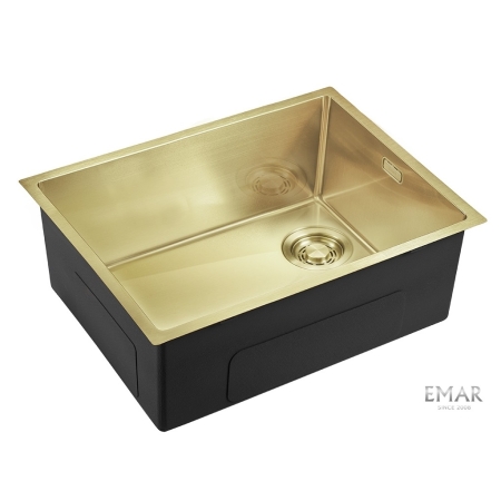 Мойка подстольный монтаж EMB-540(UN) PVD Matt Gold