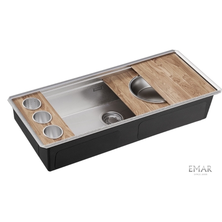 Мойка подстольный монтаж EMAR EMB-111 Satin