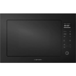 Встраиваемая микроволновая печь History MIH38GGMFB черный тонированный