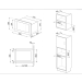 Встраиваемая микроволновая печь SMEG FMI025B3