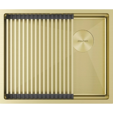 Мойка подстольный монтаж Paulmark NEXT-PRO 54 UNI светлое золото