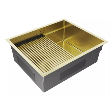 Мойка подстольный монтаж Paulmark NEXT-PRO 54 UNI светлое золото