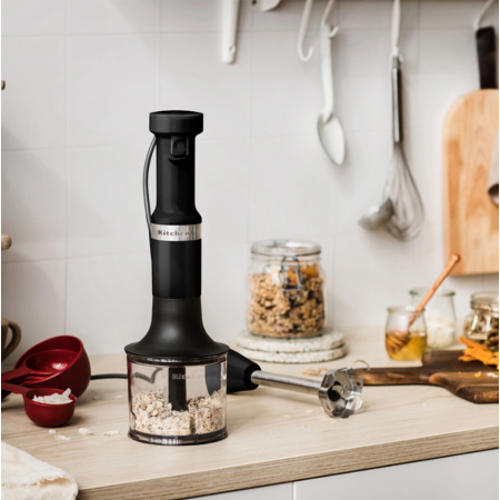 Погружной блендер KitchenAid черный матовый 5KHBV83EBM