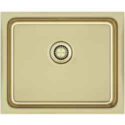 Мойка подстольный монтаж Paulmark VISTA 54UNI cветлое золото