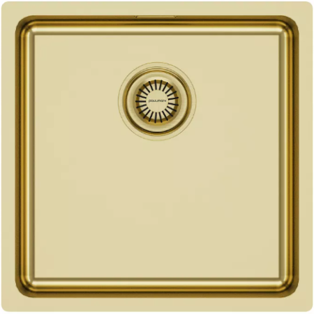 Мойка подстольный монтаж Paulmark VISTA 44 UNI cветлое золото