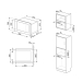Встраиваемая микроволновая печь SMEG FMI625CN