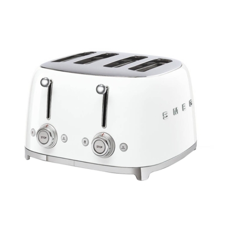 Тостер на 4 ломтика SMEG TSF03WHEU