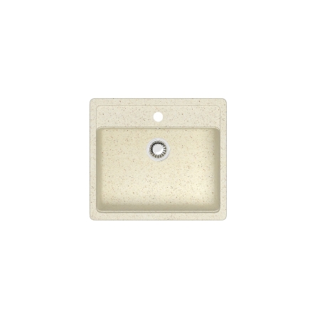 Врезная мойка ZETT lab матовая Модель 9/Q2 бежевый 570*505мм