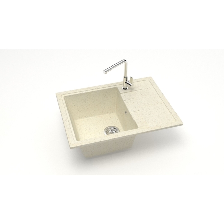 Врезная мойка ZETT lab матовая Модель 150/Q2 бежевый 575*470мм